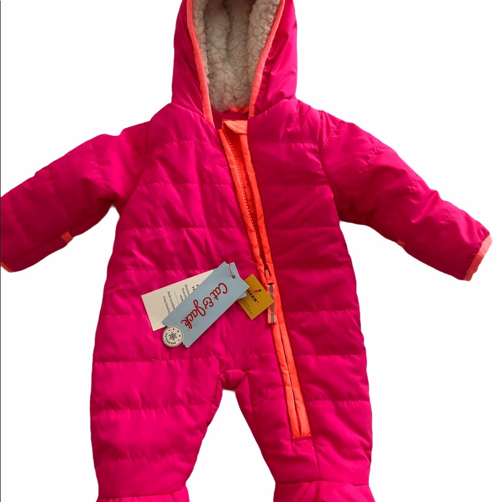 Newborn girls snow suit
